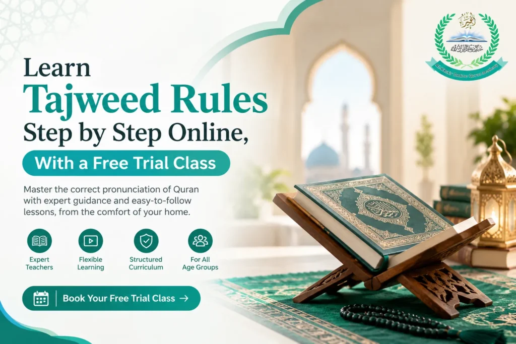 Learn Tajweed Rules Step by Step Online